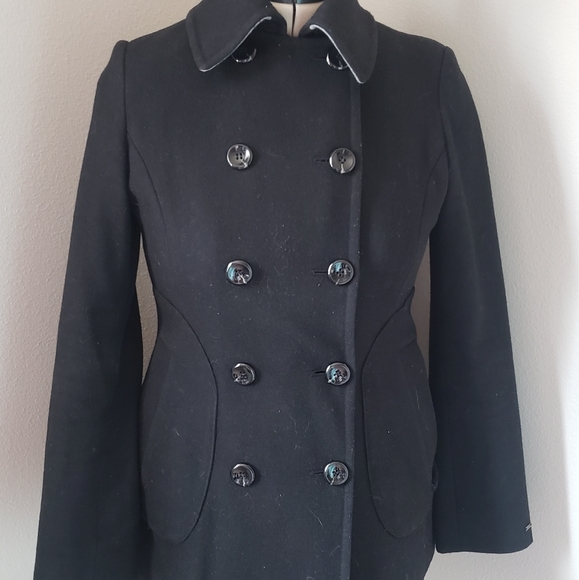 🧥Tommy Hilfiger- Wool Pea Coat - Picture 6 of 16